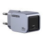 Зарядний пристрій Ugreen USB-C PD30W GaN X703 gray (35006) Зарядний пристрій Ugreen USB-C PD30W GaN X703 gray (35006)