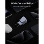 Зарядний пристрій Ugreen USB-C PD30W GaN X703 gray (35006) Зарядний пристрій Ugreen USB-C PD30W GaN X703 gray (35006)