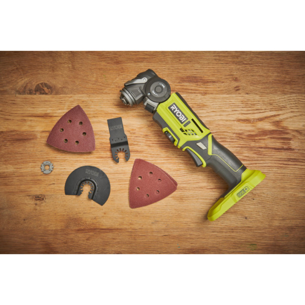 Багатофункціональний інструмент акумуляторний реноватор Ryobi ONE+ R18MT-0 18В 10000-20000об·хв кут коливань 3.2° 1кг без АКБ та ЗП