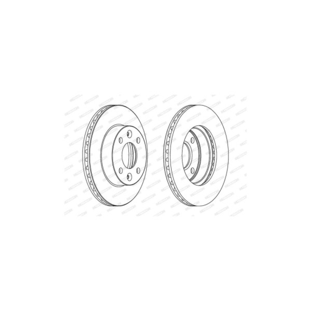 Гальмівний диск FERODO DDF1521