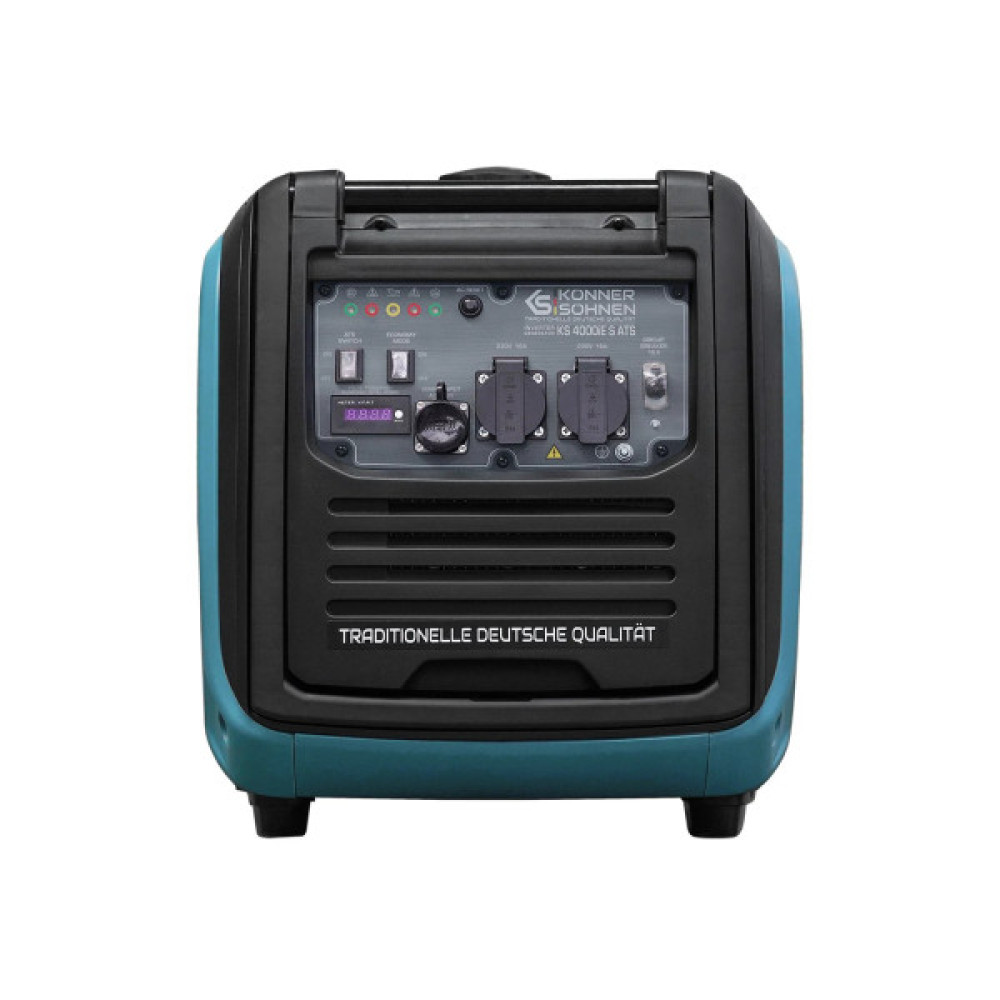 Генератор бензиновий інверторний Konner&Sohnen KS 4000iE S ATS, 230В, 4.0кВт, АВР(ATS), електростартер, 40кг