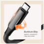 Дата кабель USB-C to USB-C 1.0m (PVC+Aluminum Alloy) (PD Fast Charging 240W) 5А black ColorWay (CW-CBPDCC069-BK) Дата кабель USB-C to USB-C 1.0m (PVC+Aluminum Alloy) (PD Fast Charging 240W) 5А black ColorWay (CW-CBPDCC069-BK)