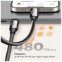 Дата кабель USB-C to USB-C 1.0m (PVC+Aluminum Alloy) (PD Fast Charging 240W) 5А black ColorWay (CW-CBPDCC069-BK) Дата кабель USB-C to USB-C 1.0m (PVC+Aluminum Alloy) (PD Fast Charging 240W) 5А black ColorWay (CW-CBPDCC069-BK)