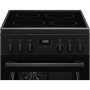 Плита Electrolux електрична склокерамічна, 57л, 50x60см, дисплей, конвекція, чорний матовий