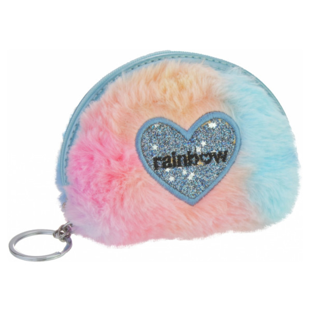 Гаманець дитячий Cool For School Брелок пухнастий Rainbow (CF87114)
