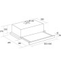 Витяжка кухонна Pyramida TL 60 (1100) FG IX WH Витяжка кухонна Pyramida TL 60 (1100) FG IX WH