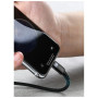 Дата кабель USB-C to Lightning 1.0m 18W 2.1A Cafule Black-Grey Baseus (CATLKLF-G1) Дата кабель USB-C to Lightning 1.0m 18W 2.1A Cafule Black-Grey Baseus (CATLKLF-G1)