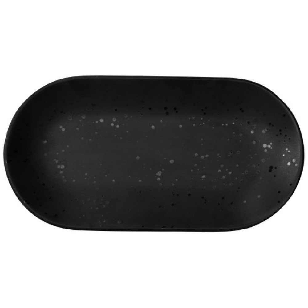 Блюдо Limited Edition Mekkano 25 см Чорне (ZH-7015-3)