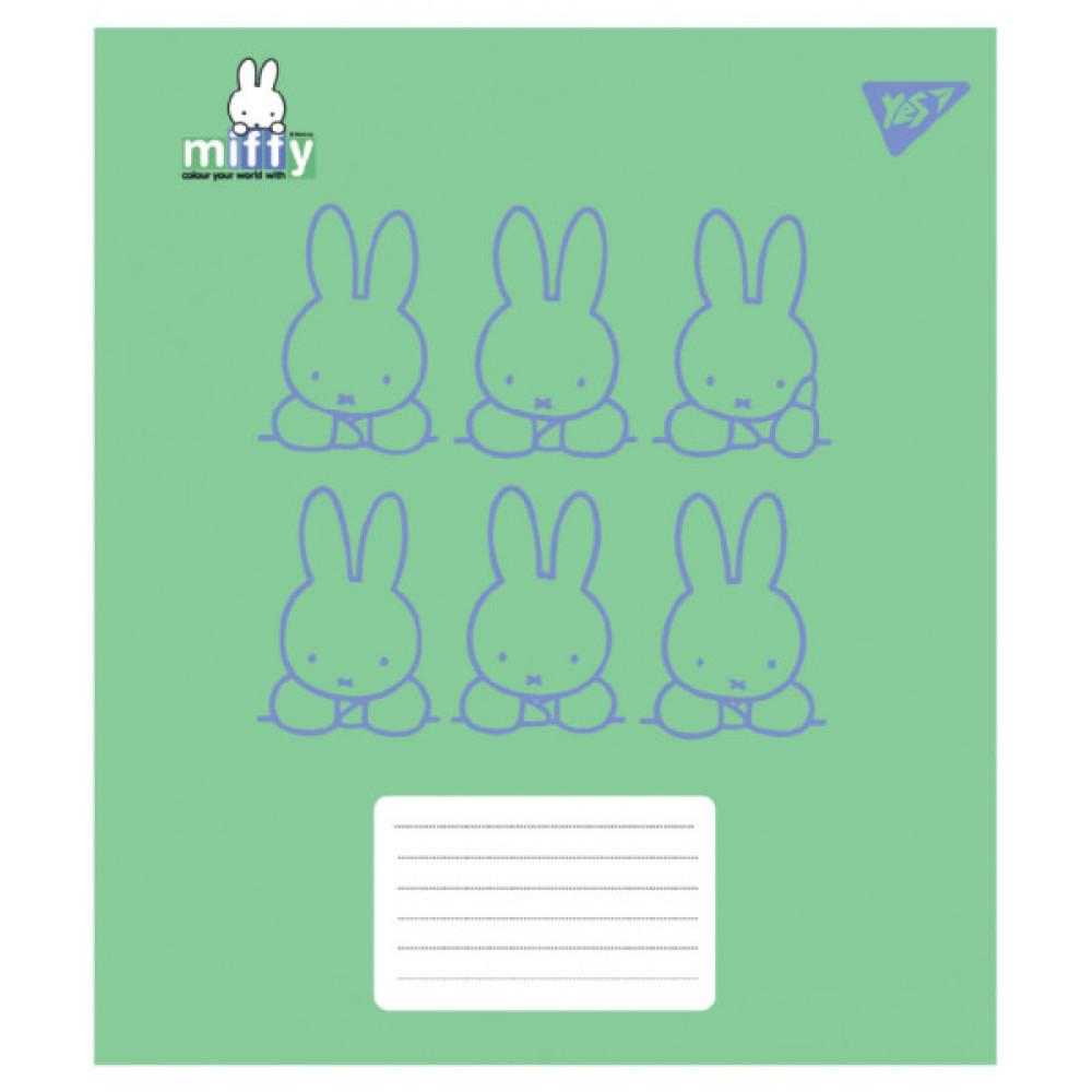 Зошит Yes Miffy Bunny А5 24 аркушів клітинка (767622)