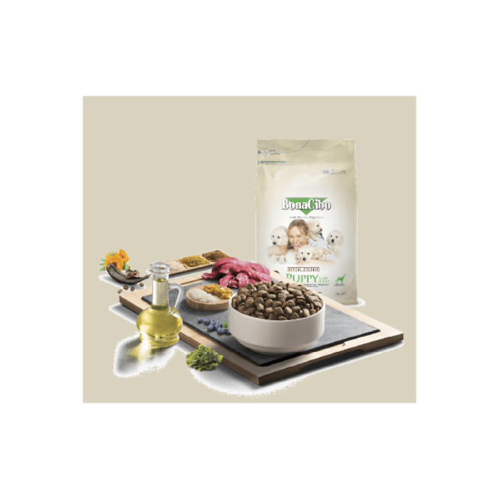 Сухий корм для собак BonaCibo Puppy Lamb&Rice 3 кг (8694686406144)