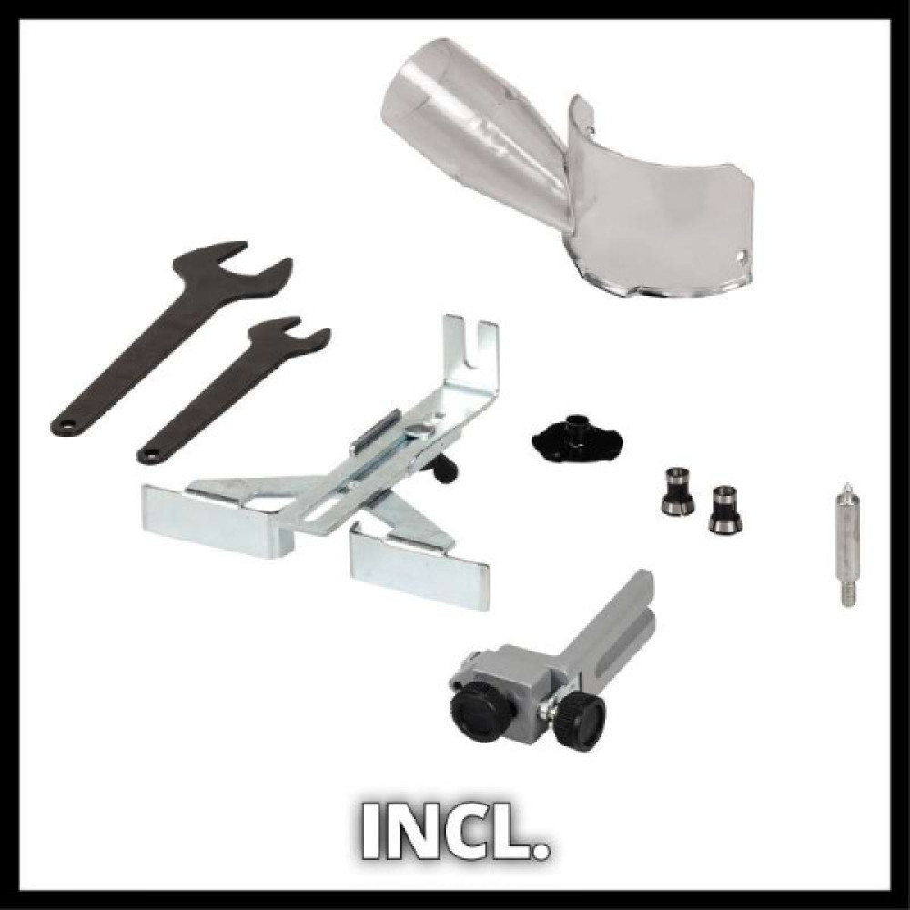 Фрезер кромковий акумуляторний Einhell Professional TP-ET 18LI BL - Solo 18В цанга 6 та 8мм 10000-30000об/хв 1.34кг без АКБ та ЗП