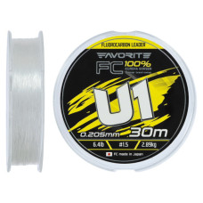 Флюорокарбон Favorite U1 FC 30m 1.5/0.205mm 6.4lb/2.89kg (1693.12.10)