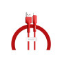 Дата кабель USB 2.0 AM to Lightning 1.0m red Baseus (CALGJ-09)