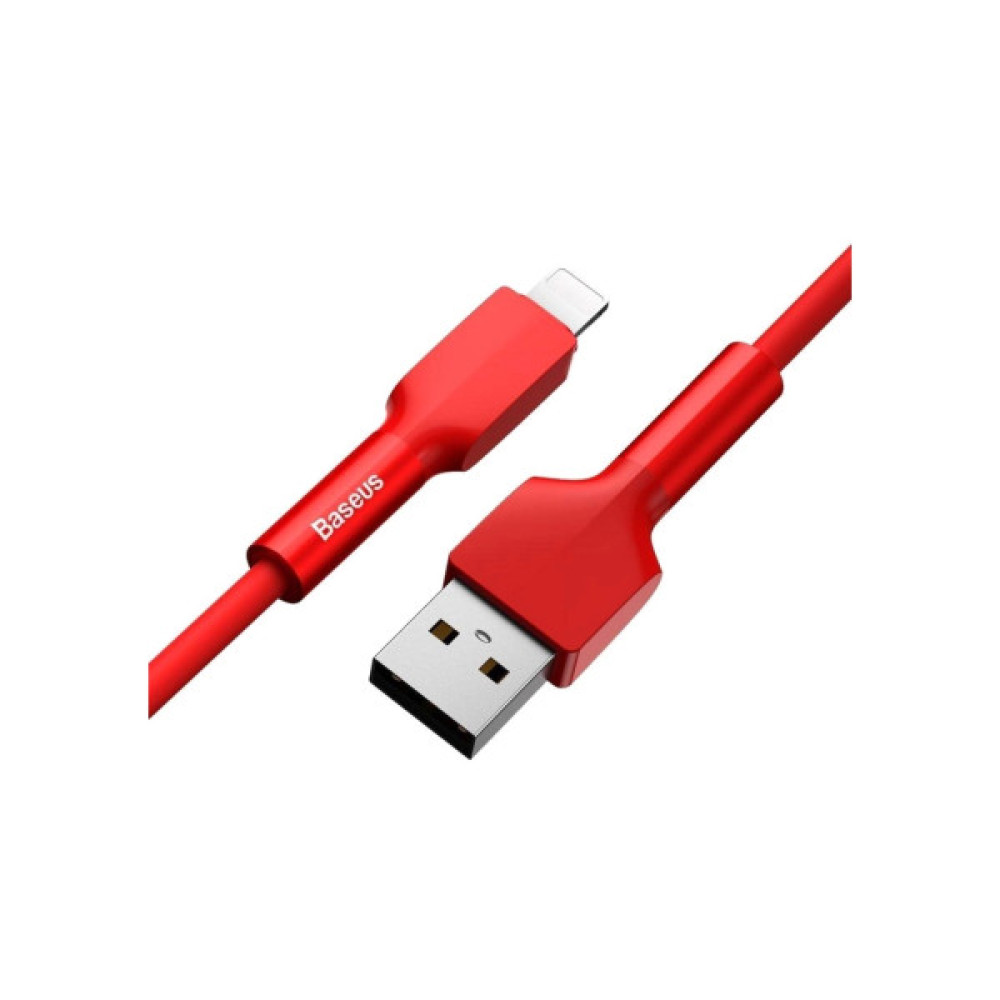 Дата кабель USB 2.0 AM to Lightning 1.0m red Baseus (CALGJ-09)