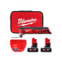 Реноватор Milwaukee C12 MT-402B Li-Ion, 2x4Ah, сумка (4933441705)