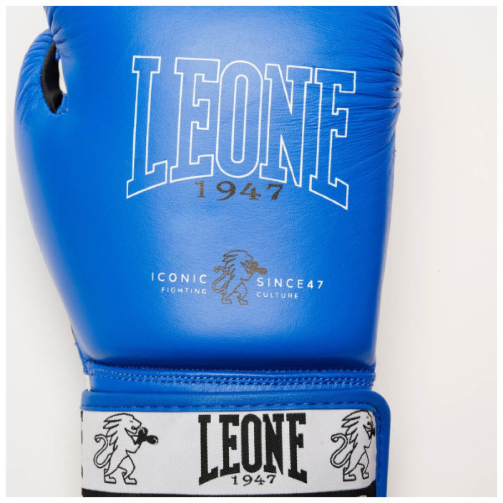 Боксерські рукавички Leone GN208 Iconic Blue 10 унцій (GN208_Blue_10oz)