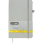 Книга записна Buromax Etalon 125x195 мм 96 аркушів в клітинку обкладинка зі штучної шкіри Срібна (BM.291160-24) Книга записна Buromax Etalon 125x195 мм 96 аркушів в клітинку обкладинка зі штучної шкіри Срібна (BM.291160-24)