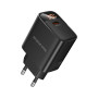 Зарядний пристрій BOROFONE BA97A Ilustre USB-C PD30W digital display Black (6941991120480) Зарядний пристрій BOROFONE BA97A Ilustre USB-C PD30W digital display Black (6941991120480)