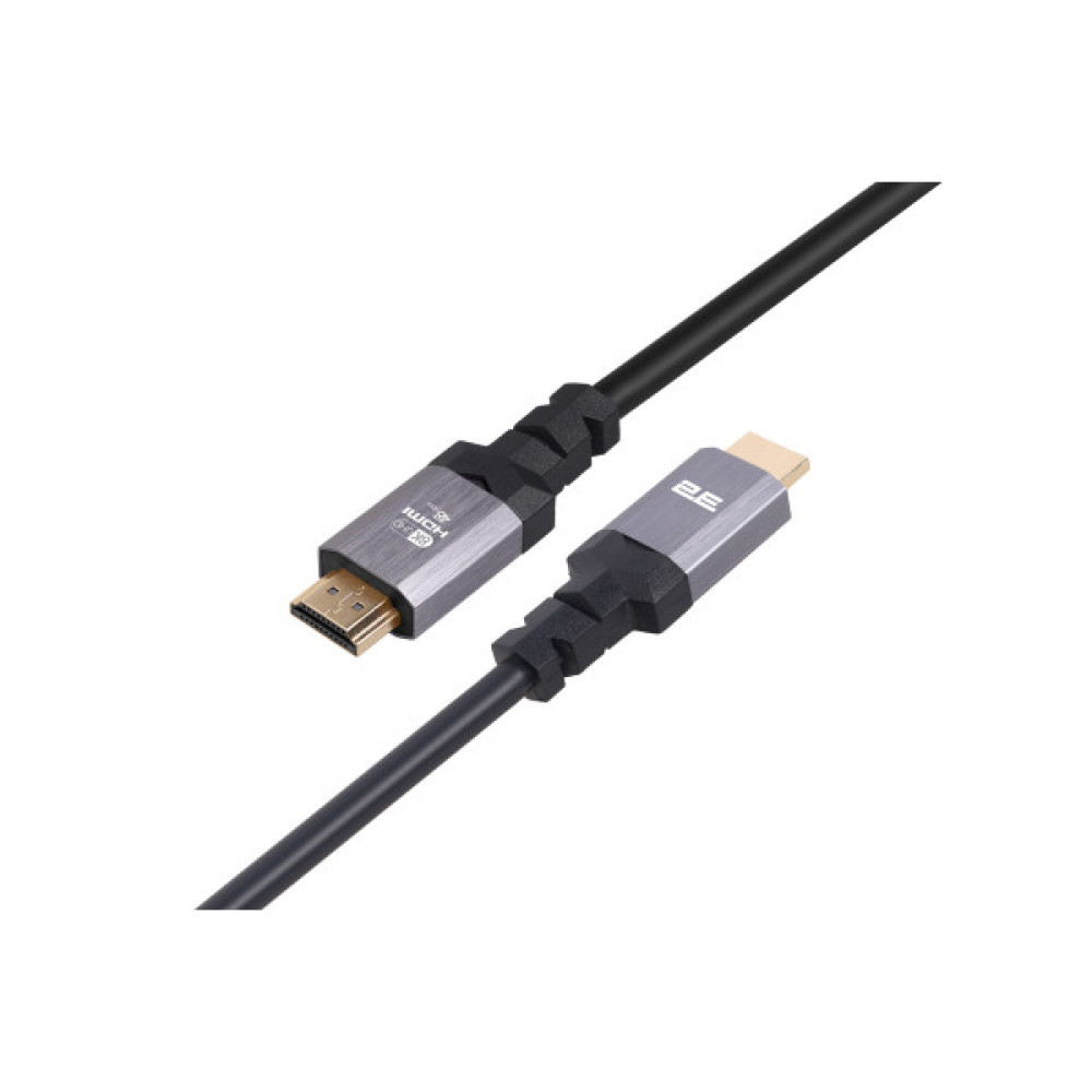 Кабель 2E HDMI (M/M) 1.8м, 2.1, 4K/120Hz, 8K/60Hz 48Gbps, Ultra High Speed, чорний