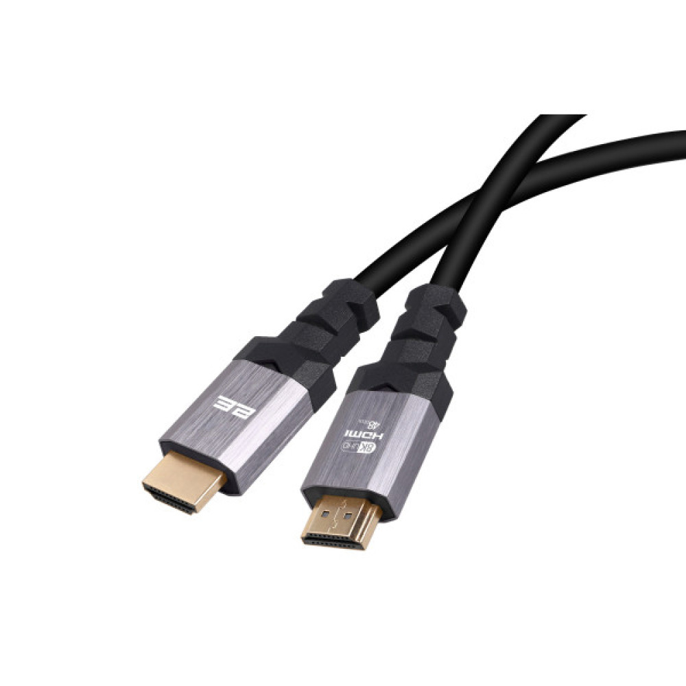 Кабель 2E HDMI (M/M) 1.8м, 2.1, 4K/120Hz, 8K/60Hz 48Gbps, Ultra High Speed, чорний