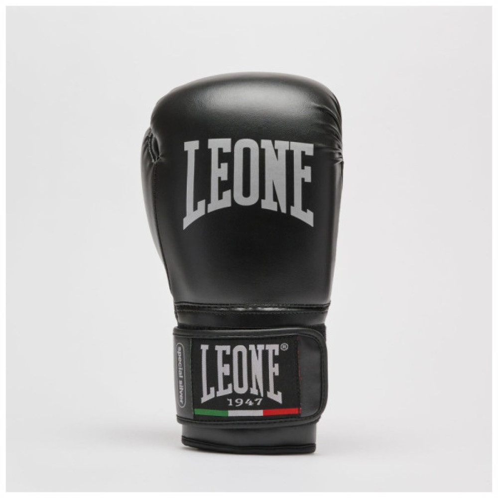 Боксерські рукавички Leone GN383 Thunder Black 10 унцій (GN383_Black_10oz)