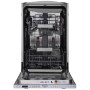 Посудомийна машина Hotpoint вбудована, 10компл., A++, 45см, дисплей, 3й кошик, білий
