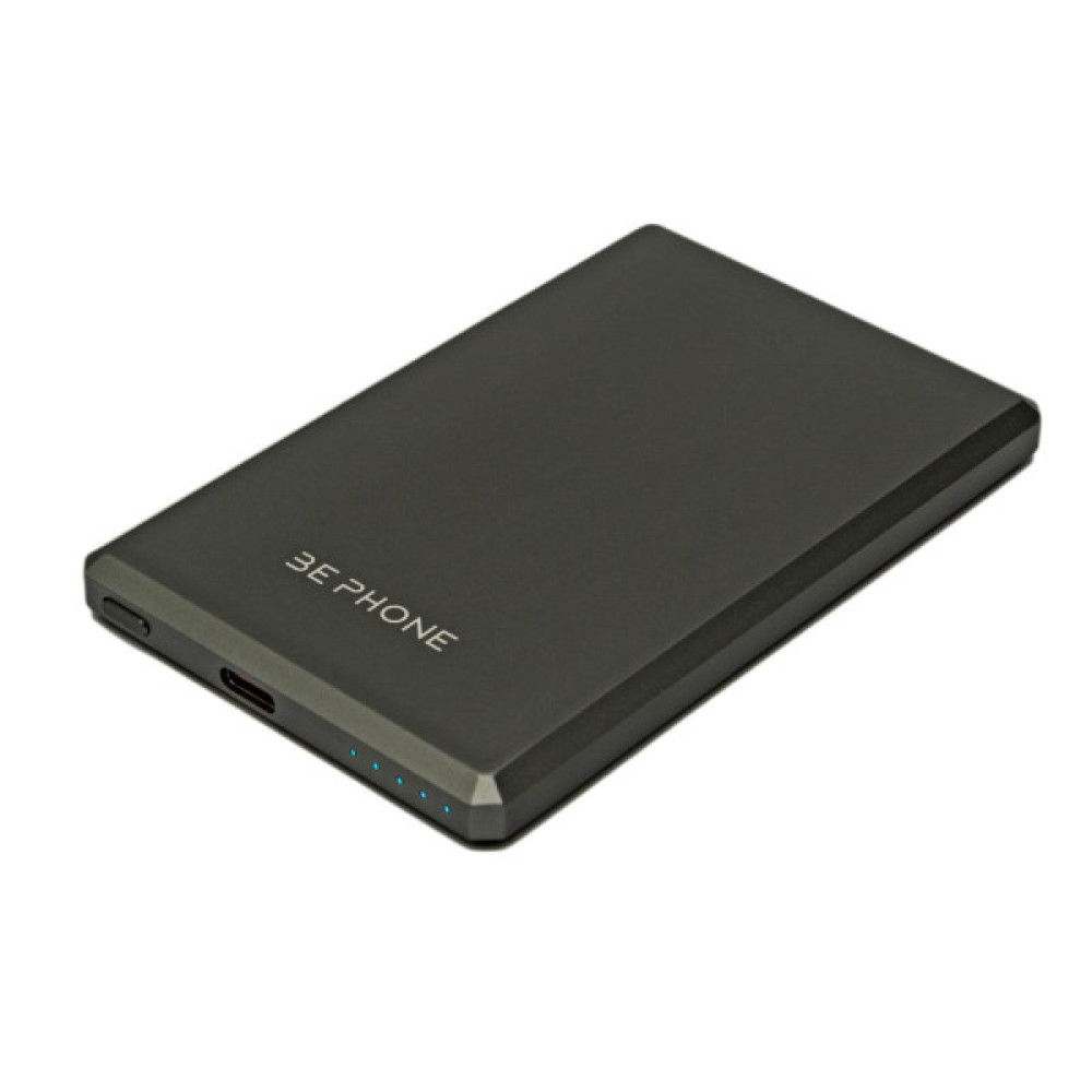 Батарея універсальна BePhone 5000mAh, 15W, MagSafe, grey (BP-K5-GR)