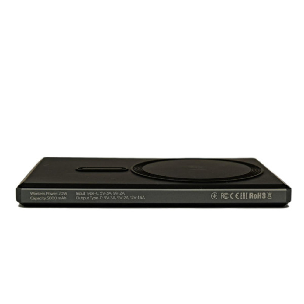 Батарея універсальна BePhone 5000mAh, 15W, MagSafe, grey (BP-K5-GR)