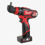 Шуруповерт Milwaukee M12 BDDXKIT-202C Li-Ion 2x2Ah, 3 насадки. (4933447836)