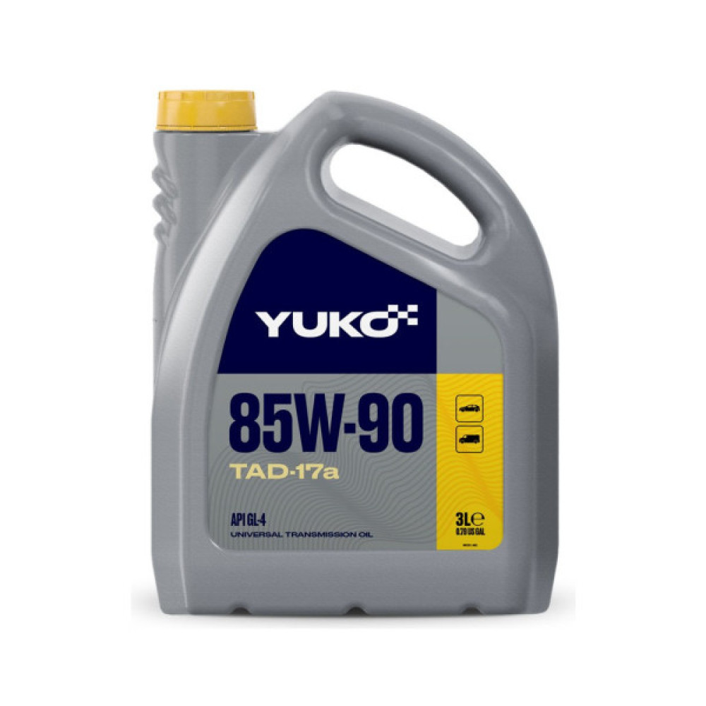 Трансмісійна олива Yuko ТАД-17а GL-4, SAE 85W-90 3л (4820070242102)