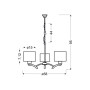 Люстра Candellux DRAGA (33-04208) Люстра Candellux DRAGA (33-04208)