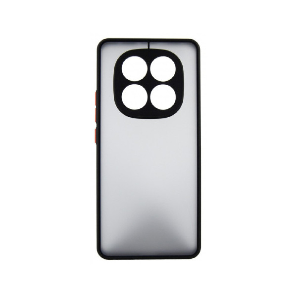 Чохол до мобільного телефона Dengos Kit Xiaomi Redmi Note 14 Pro case Matte + glass (Black) (DG-KM-128)