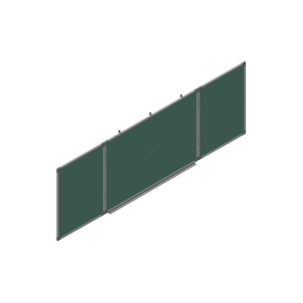 Шкільна дошка Sector магнітна крейдово-маркерна дошка 400х100 ( (КМ4010)