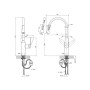 Змішувач Kroner KRP Makon-C030-T Змішувач Kroner KRP Makon-C030-T
