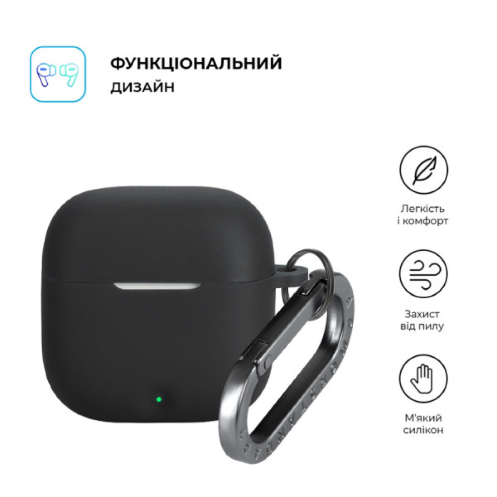 Чохол для навушників Armorstandart Hang Case For OPPO Enco Buds3 Black (ARM88030)
