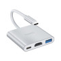 Концентратор HOCO USB-C to USB3.0+HDMI+PD HB14 Silver (6931474725790) Концентратор HOCO USB-C to USB3.0+HDMI+PD HB14 Silver (6931474725790)