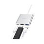 Концентратор HOCO USB-C to USB3.0+HDMI+PD HB14 Silver (6931474725790) Концентратор HOCO USB-C to USB3.0+HDMI+PD HB14 Silver (6931474725790)