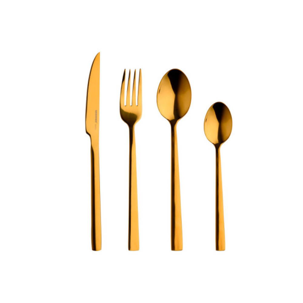 Набір столових приборів Bergner Sofia gold 24 предмета (BG-45143-GD)