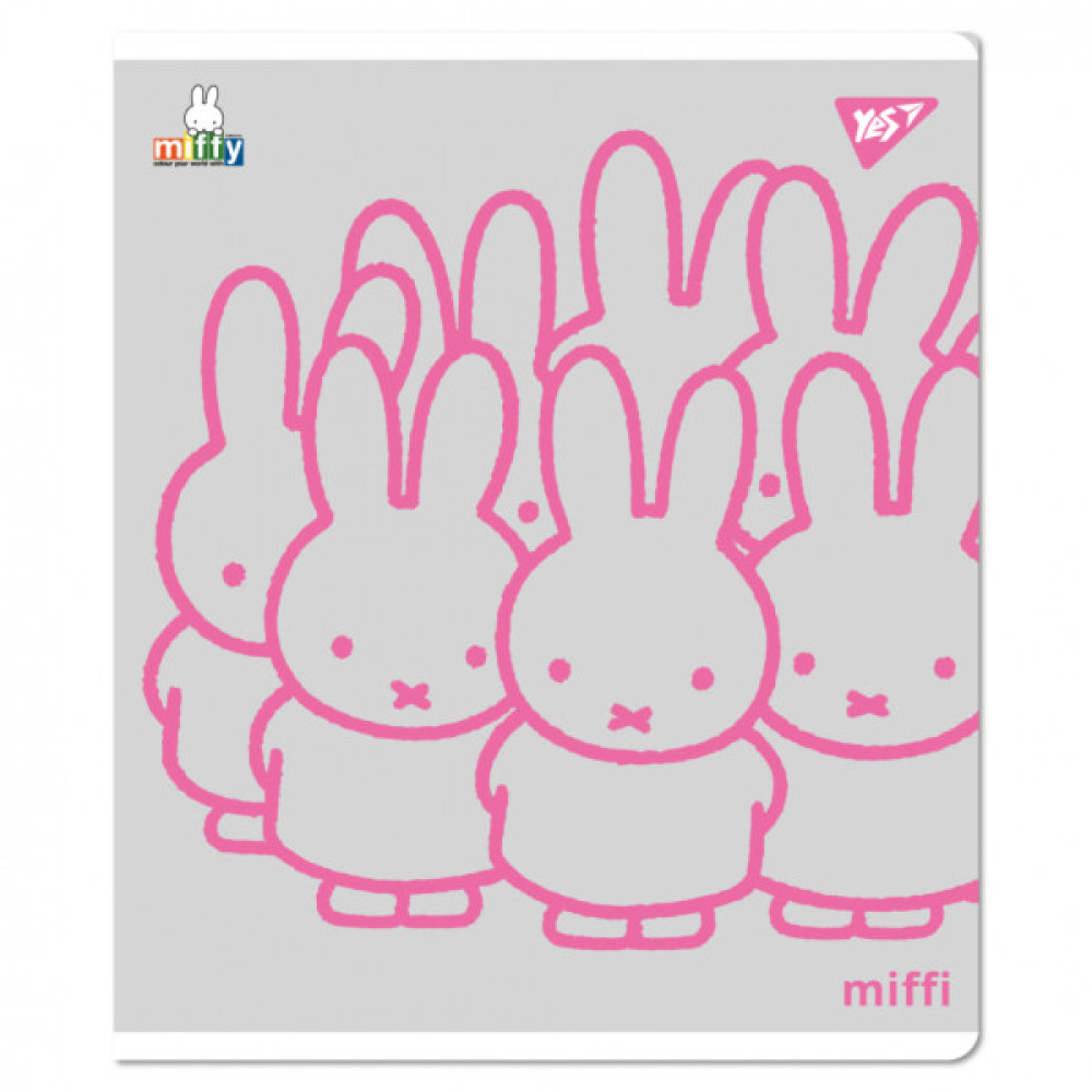 Зошит Yes Miffy 12 аркушів коса лінія (767501)