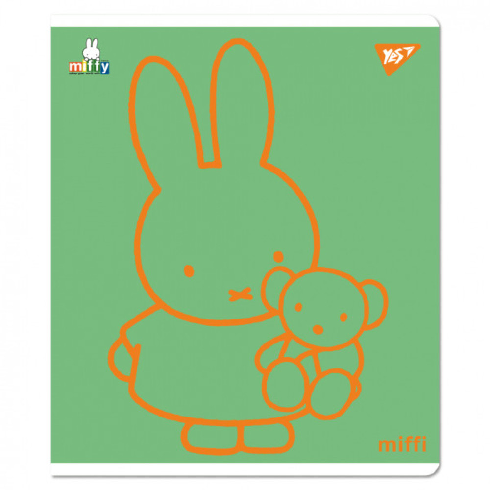 Зошит Yes Miffy 12 аркушів коса лінія (767501)