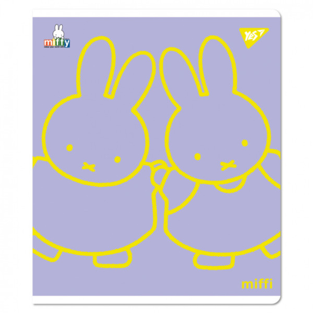 Зошит Yes Miffy 12 аркушів коса лінія (767501)