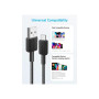 Дата кабель USB 2.0 AM to USB-C 0.9m 322 Black Anker (A81H5G11) Дата кабель USB 2.0 AM to USB-C 0.9m 322 Black Anker (A81H5G11)