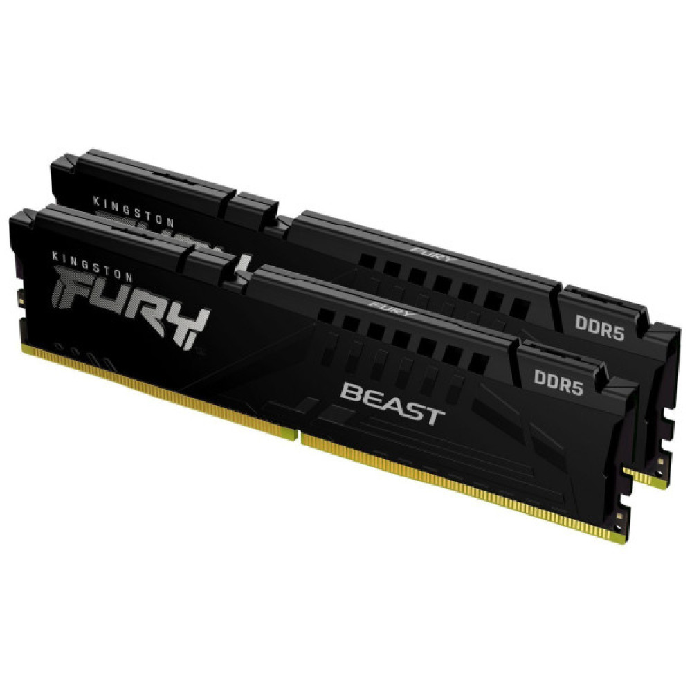 Пам'ять ПК Kingston DDR5 64GB KIT (32GBx2) 5600 FURY Beast