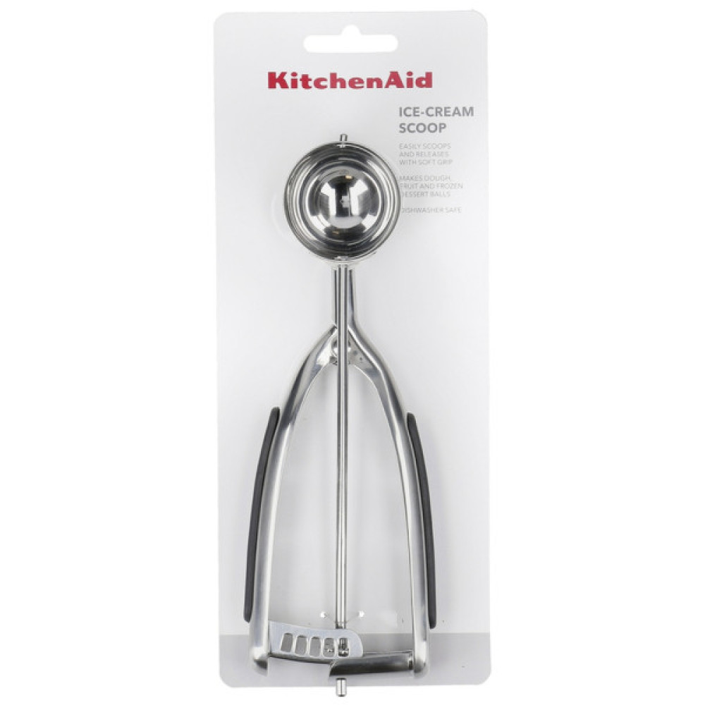 Ложка для морозива KitchenAid Universal або для формування печива, 20,6 см, чорна (KQG148OHOBE)