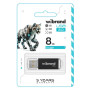 USB флеш накопичувач Wibrand 8GB Cougar Black USB 2.0 (WI2.0/CU8P1B)