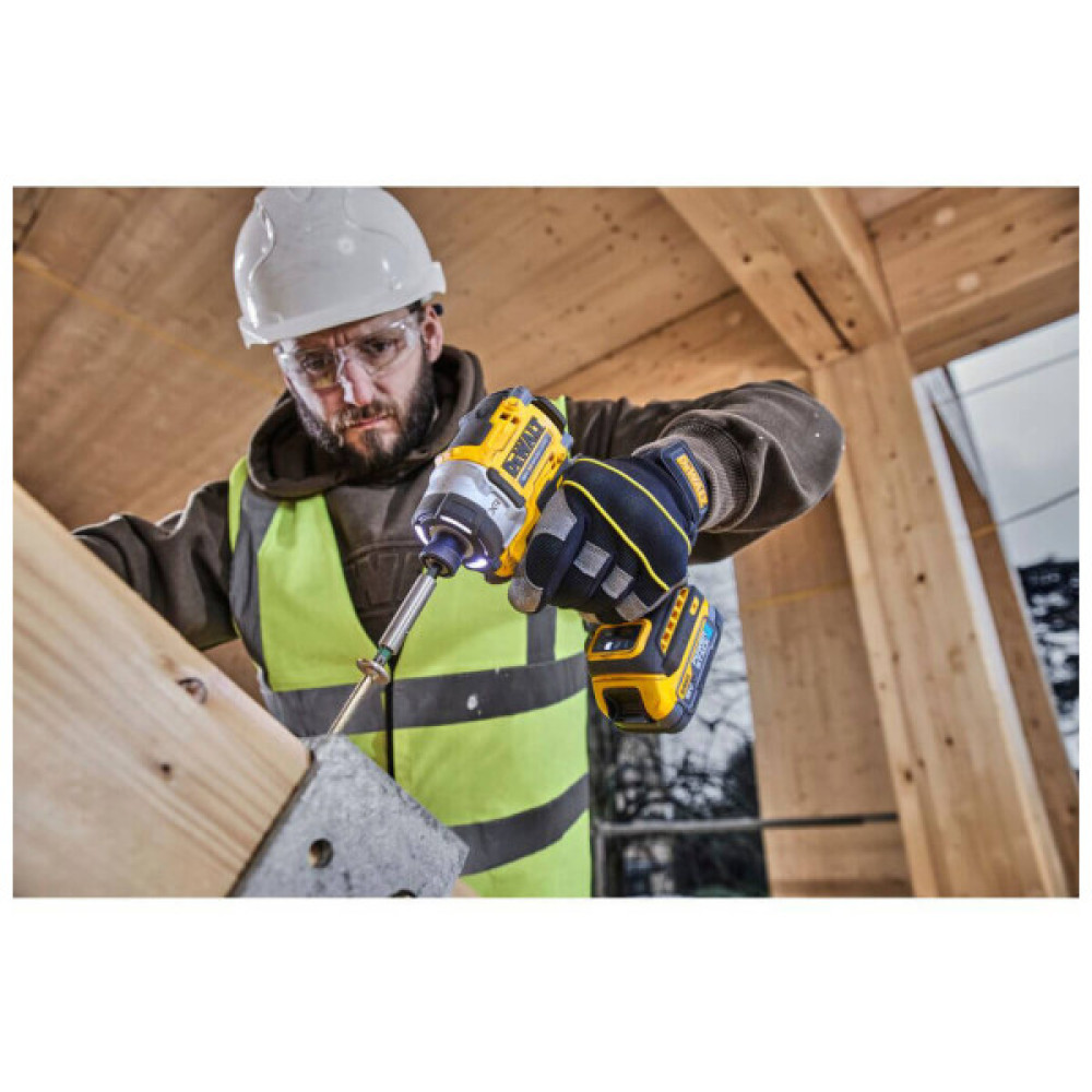 Шуруповерт DeWALT ударний, 18 В XR Li-lon, безщітковий, 282 Нм (Без АКБ та ЗП) (DCF860N)