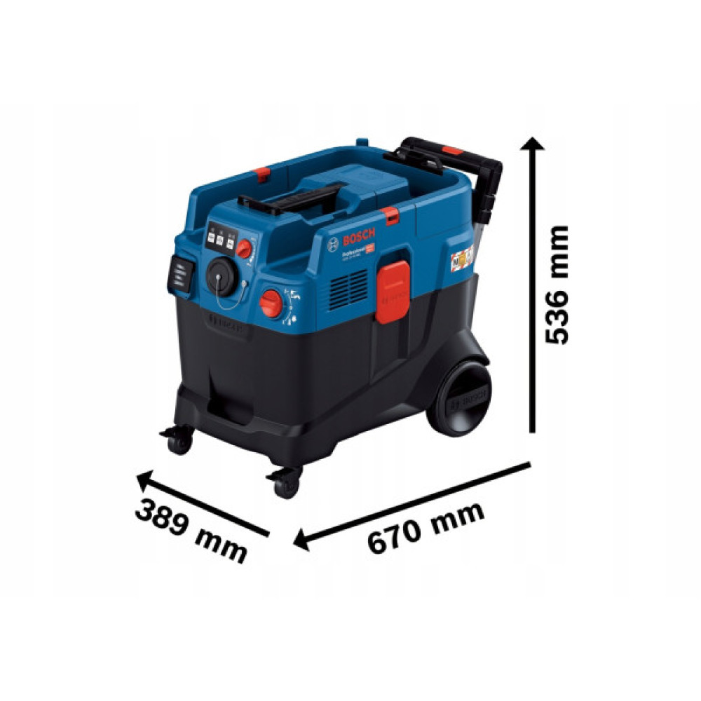 Пилосос професійний Bosch Professional GAS 12-40 MA 1200Вт 230мБар контейнер 40л 14.1кг