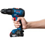 Набір із двох акумуляторних інструментів Bosch Professional 18В шліфмашина кутова GWS180-LI дриль-шурупокрут GSB 18V-50 зарядний пристрій акб 2х4А·год