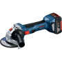 Набір із двох акумуляторних інструментів Bosch Professional 18В шліфмашина кутова GWS180-LI дриль-шурупокрут GSB 18V-50 зарядний пристрій акб 2х4А·год