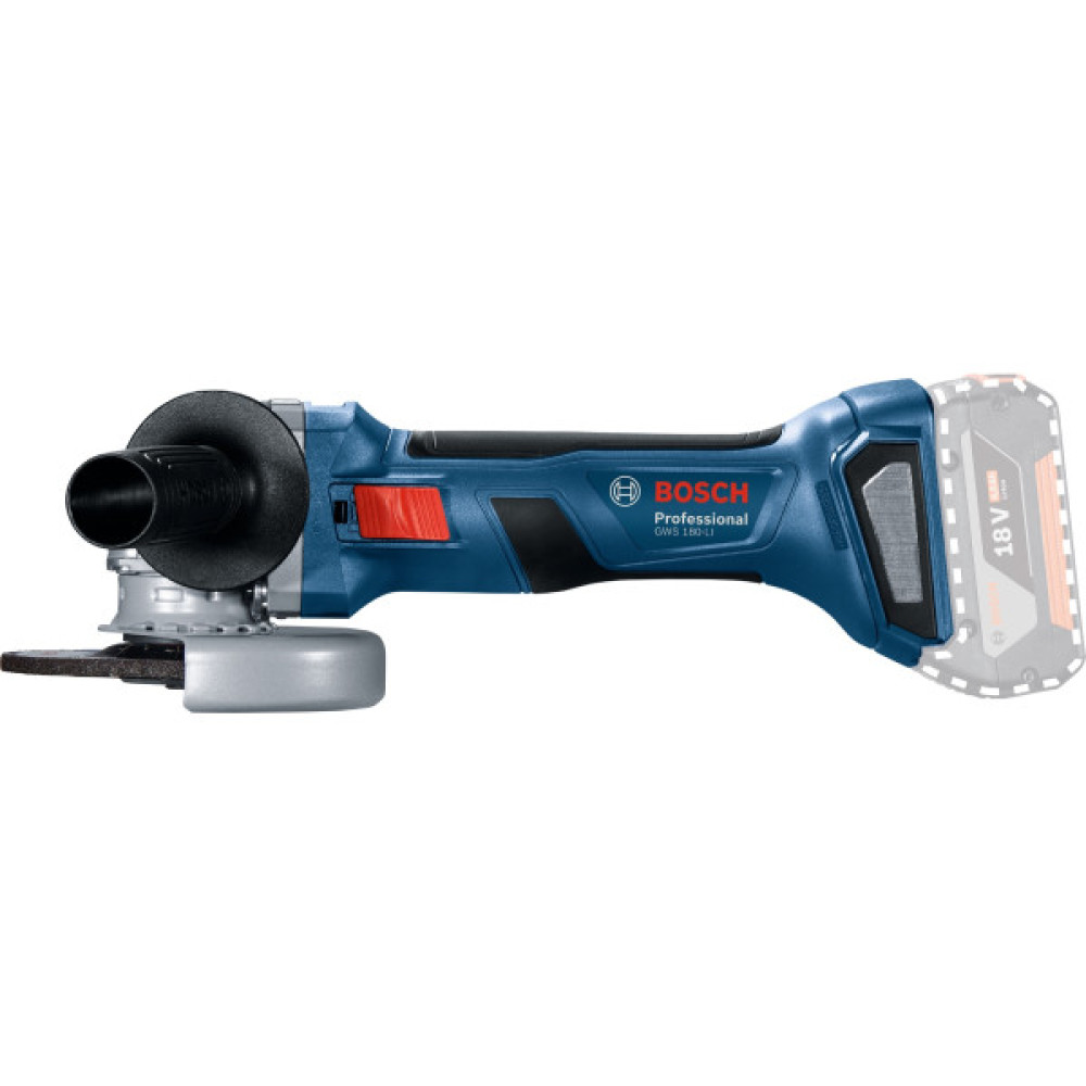 Набір із двох акумуляторних інструментів Bosch Professional 18В шліфмашина кутова GWS180-LI дриль-шурупокрут GSB 18V-50 зарядний пристрій акб 2х4А·год